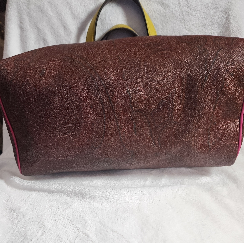 Etro Boston Bag WITH Lock and Key - Picture 7 of 16